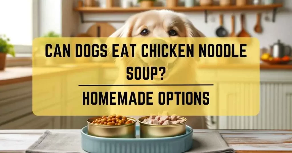 Can Dogs Eat Chicken Noodle Soup
